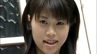 J15 Japanese shy teen shows pussy